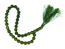 Jade Mala mos-groen rond ca. 12mm