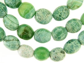 Agaat groen ca. 15x14mm