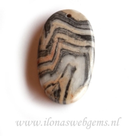 Zebra Jasper hanger ca. 52x26x05mm