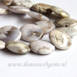 Ocean Jaspis coins ca. 20x5mm