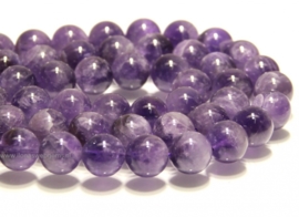 Amethyst kralen rond ca. 14mm (G68)