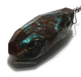 Chrysocolla hanger ca. 49x23x16mm (M115c)