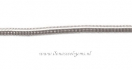 French wire / Bouillondraad verzilverd ca. 0,9mm (medium) (R3-48c)