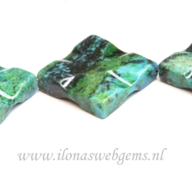 Chinese Chrysocolla ca. 30x30x7mm