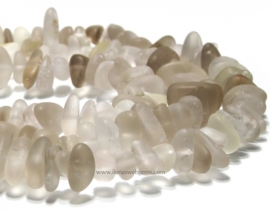 Bergkristal kralen iced ca. 5-15mm (J95)