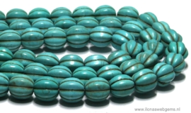 Howliet kralen turquoise ca. 12mm (M139a)