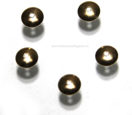 50 stuks Gold filled kralenkapjes ca. 4mm