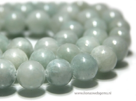 Jade kralen groen rond  ca. 14.5mm (M123)