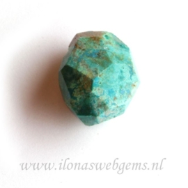 Chrysocolla hanger ca. 35x26x15mm