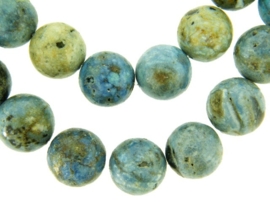 Tibetaanse Larimar rond ca. 14mm (i123)