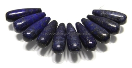 Lapis lazuli pegels 2 stuks ca. 24x8mm (H38)