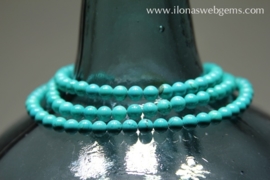 Turquoise Howliet kralen rond ca. 6mm (M158)