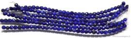 Lapis lazuli kralen facet rond ca.3mm (Q63e)