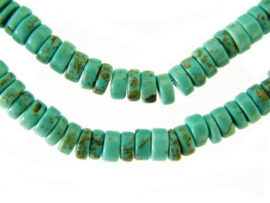 Howliet Heishi turquoise ca. 4x2mm