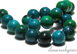 Chinese Chrysocolla kralen rond ca. 20mm(F73)
