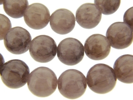Jade oud paars rond ca. 10mm