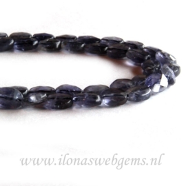 Ioliet free facet ovaaltjes ca. 6x5x4mm A kwaliteit