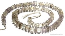 Bergkristal choker rondel (G39B)