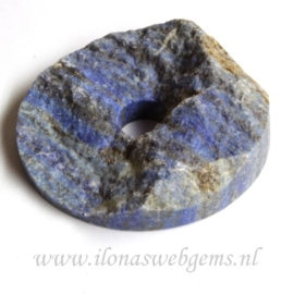 Lapis lazuli donut ca. 80x15mm (18)