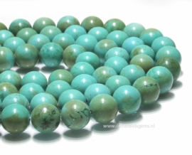 Howliet kralen turquoise rond ca.12mm (C12)