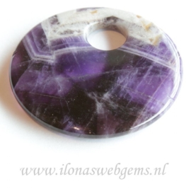 Pracht Amethyst hanger ca. 45x7mm