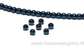 Ca. 140 stuks mini Hematiet kralen / spacer ca. 3mm(G48)