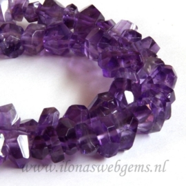 Amethyst free shape ca. 6-10mm A kwaliteit