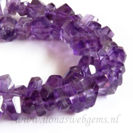 Amethyst free shape light ca. 6-10mm A kwaliteit