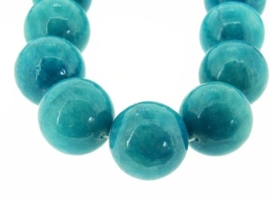 Jade turquoise rond ca. 24mm