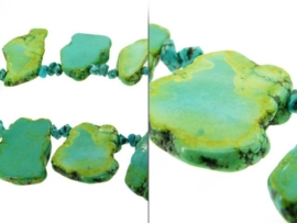 Howliet plakken blauw/groen choker