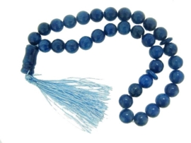 Jade Mala blauw rond ca. 14mm