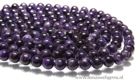 Amethyst kralen rond ca. 12mm (M1)