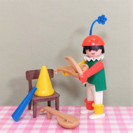 Vintage Playmobil 3390 clown met muziekinstrumenten - Playmobil circus