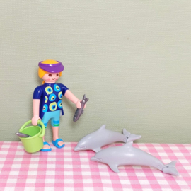 Playmobil 5876 Dolfijnen met trainer - Dierentuin - Dolfinarium