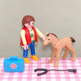 Playmobil 5820 Dierenarts met veulen - Playmobil Boerderij - Manege