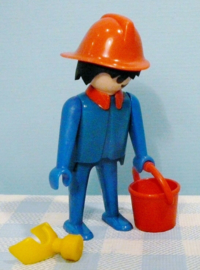 Vintage Playmobil brandweerman met masker - 1974