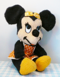 Vintage Minnie Mouse knuffel figuur Disney