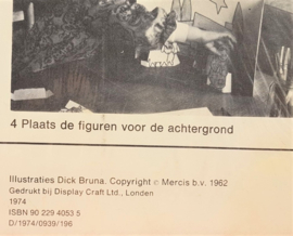 Vintage Dick Bruna De Boerderij plaat met figuren - 1974