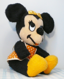 Vintage Minnie Mouse knuffel figuur Disney