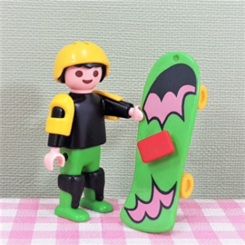 Playmobil 4998 Multisport jongen op skateboard / skateboarder - 1995/2001