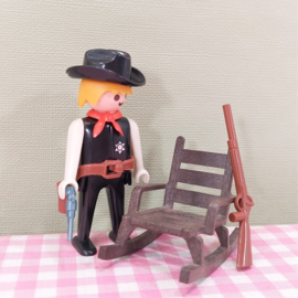 Vintage Playmobil 3341 Sheriff  met schommelstoel - Western