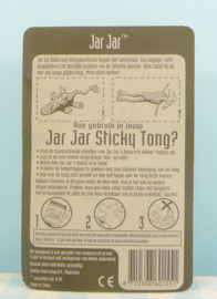 Vintage Star Wars Jar Jar Binks Sticky Tong figuur Smiths Pepsi