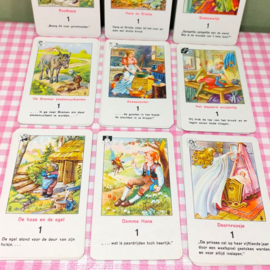 Vintage Jumbo Sprookjeskwartet - kwartet - kwartetspel sprookjes