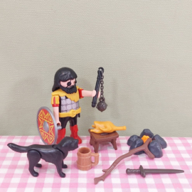 Playmobil Special Plus 4769 Barbaar met hond en kampvuur - Playmobil ridders