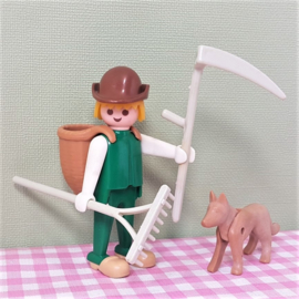 Vintage Playmobil 3373  boer - boerderij - 1977/80