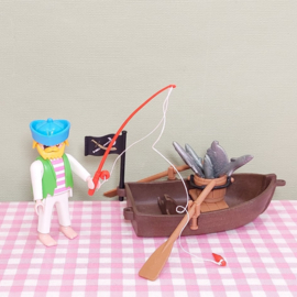 Playmobil 3792 Piraat met roeiboot - Playmobil piraten