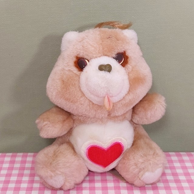 Vintage Care Bears Troetelbeertjes knuffel Tenderheart - Kenner 1983