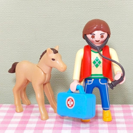 Playmobil 5820 Dierenarts met veulen - Playmobil Boerderij - Manege