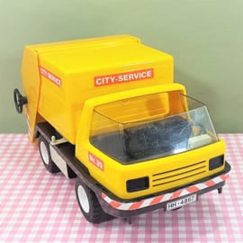 Vintage Playmobil 3470 City Service vuilniswagen