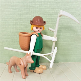 Vintage Playmobil 3373  boer - boerderij - 1977/80